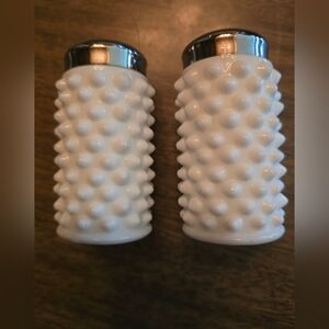 Fenton Hobnail Salt and Pepper Shakers